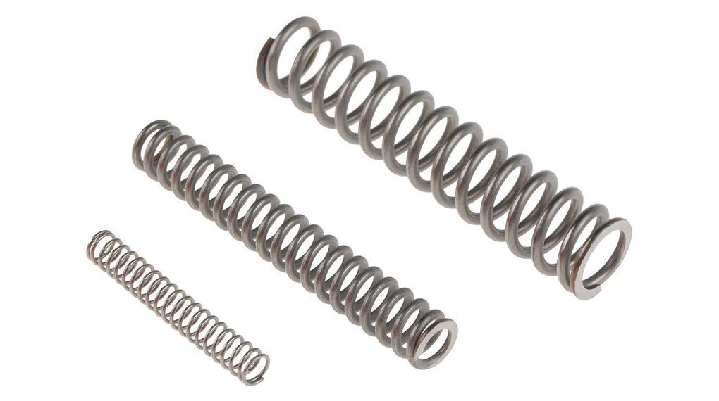 Federssatz, Druck, 180Stück, Edelstahl